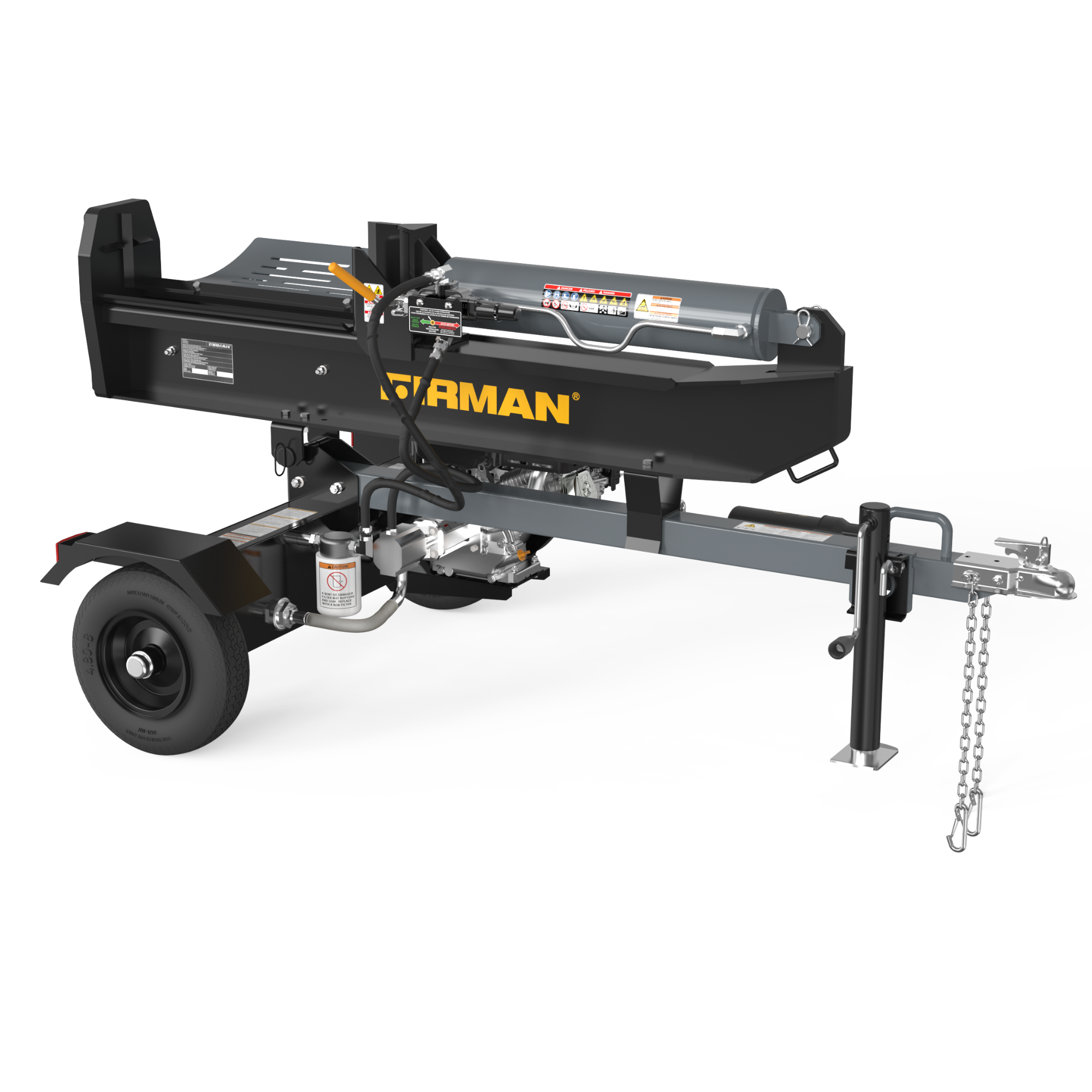 Firman Log Splitter, 37 Ton, 19.5 GPM from GME Supply
